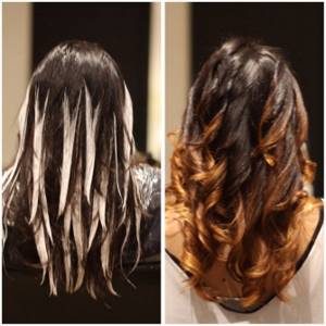 ombre and shatush coloring