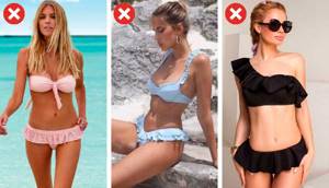 Mistakes when choosing a swimsuit