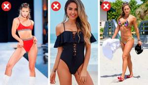 Mistakes when choosing a swimsuit