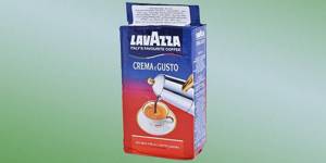 Пачка молотого кофе LAVAZZA CREMA E GUSTO
