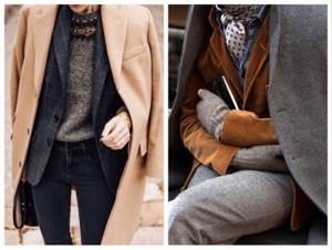пальто и пиджак
