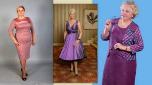 Платья для женщин 60 лет
