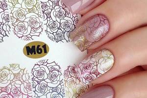 Translucent nail stickers