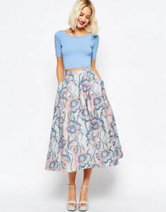 Popular models of drape skirts 012