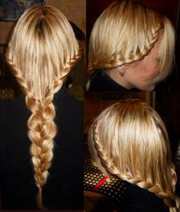Greek braid hairstyle