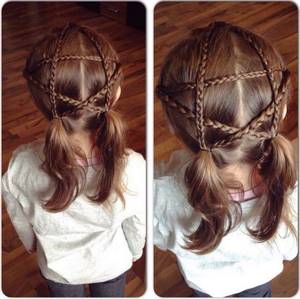 braided star hairstyle photo