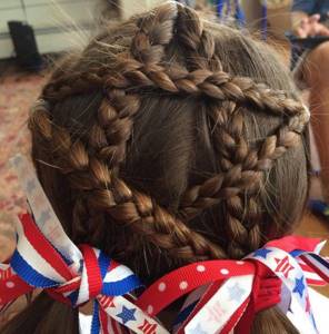 braided star hairstyle