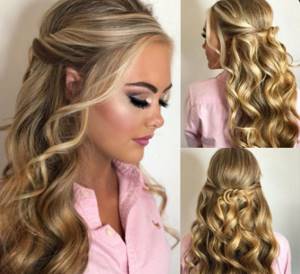hairstyles for large curls