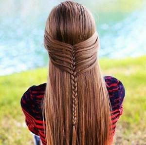 fishtail braid hairstyles photo