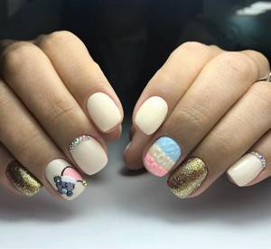 Attractive knitted “sweater” manicure 2021-2022: new photos for autumn and winter