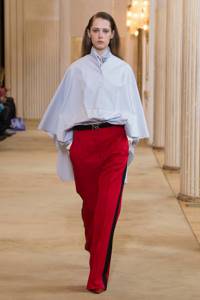 Straight trousers with wide stripes Nina Ricci