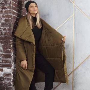 marsh-colored down jacket