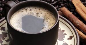 растворимый кофе с корицей фото