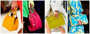 Multi-colored bags: for every taste