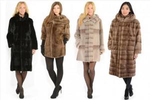 Various fur coat patterns