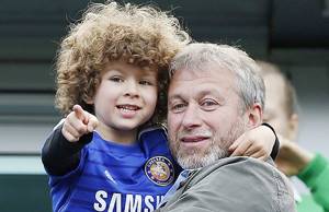 Roman Abramovich with his son Aaron