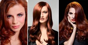 Red-brown hair color