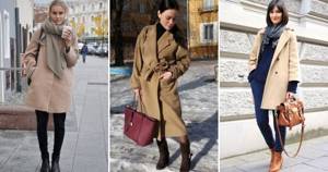 What to wear with a beige coat - a selection of photos of fashionable looks for every taste