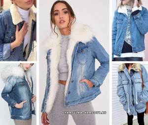 What to wear with a denim jacket with fur