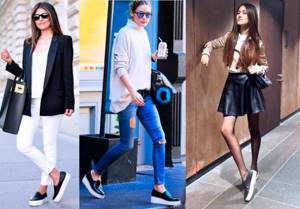 what to wear with platform slip-ons