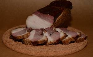 Hot smoked lard - recipes for cooking at home