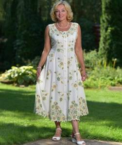 Sundresses for women over 50 years old. Photo 