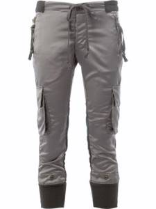 Gray cargo pants