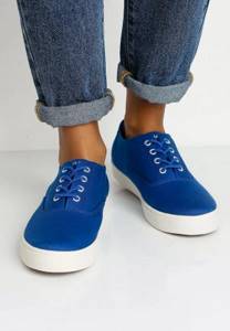 blue sneakers