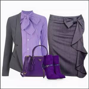 lilac color with gray