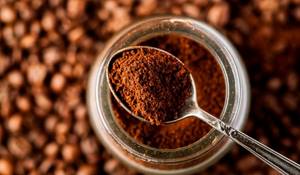 Ratio of coffee grounds (grams) to water volume (ml) 1:18