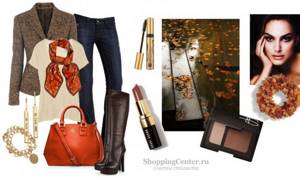 Clothing style for women of the Autumn color type