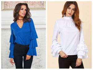 Stylish women&#39;s blouses 2021 - beautiful new items