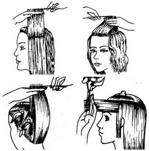 haircut cascade technique