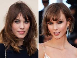 Haircut with bangs for oval faces 2019
