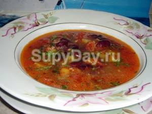 Stewed bean soup