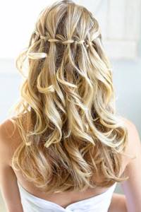 wedding hairstyles for long flowing hair