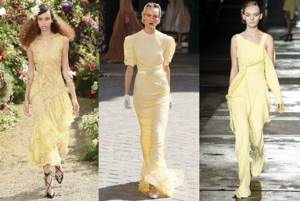 light yellow dresses spring-summer 2018