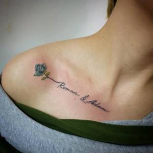 Tattoo names: ideas and fonts photo 11