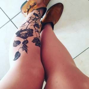 tattoo on legs