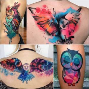 Bird Tattoo - Owl Tattoo - Owl Tattoo