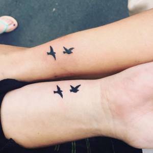 Bird Tattoo - Bird Tattoo - Flying Birds Tattoo
