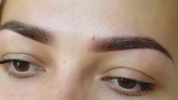 eyebrow tattoo before and after photos reviews