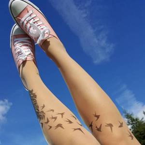 tattoo on leg