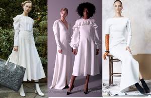 теплые белые платья на зиму 2018-2019 фото новинки
