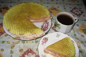 Waffle cake: quick and easy recipes