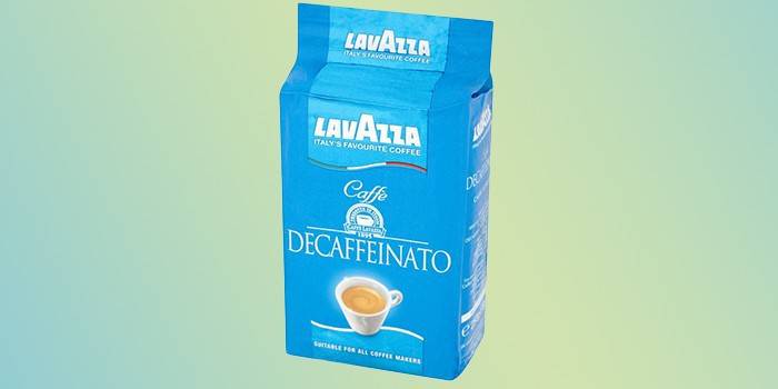 Упаковка кофе без кофеина Lavazza Caffè Decaffeinato