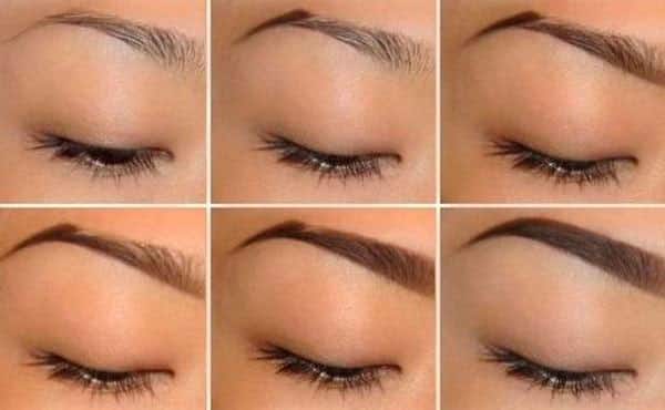 Step-by-step option for applying henna to eyebrows
