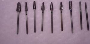 Types of attachments for hardware manicure
