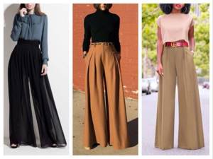 Types of women&#39;s trousers with names and descriptions, fashionable images