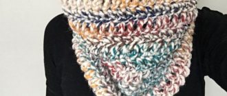 вязаные шарфы фото